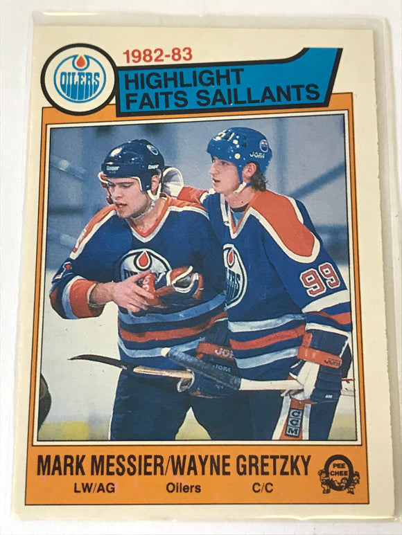 1983-1984 - Wayne Gretzky/Mark Messier - O-Pee-Chee - #23
