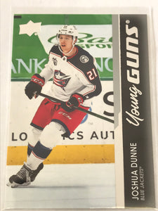 2021-2022 - Joshua Dunne - Upper Deck Young Guns - #218