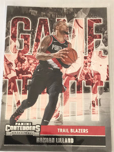 2020-2021 - Damian Lillard - Panini Contenders Game Night - #2