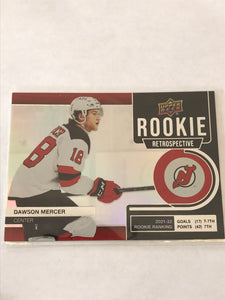 2022-2023 - Dawson Mercer - Upper Deck Rookie Retrospective - #RR-1