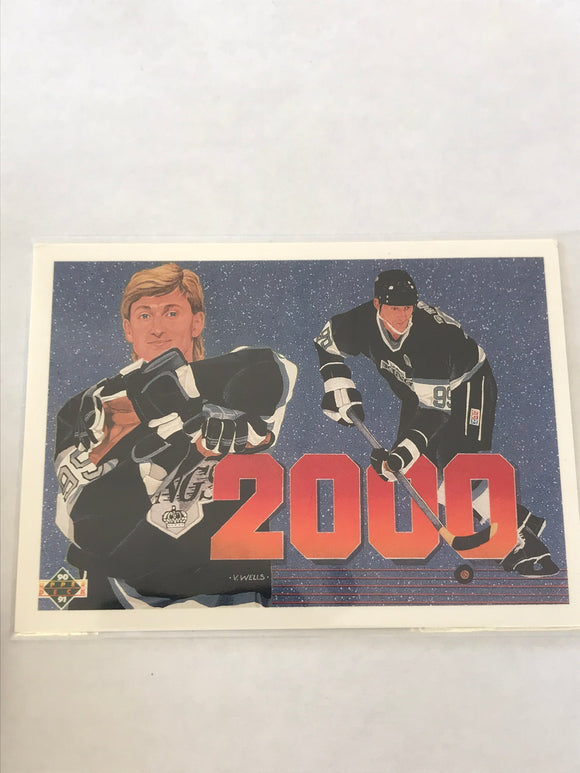 1990-1991 - Wayne Gretzky - Upper Deck (2000th point) - #545