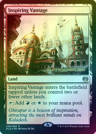 Inspiring Vantage - Prerelease Stamped Promo (Foil Rare) - 246/264