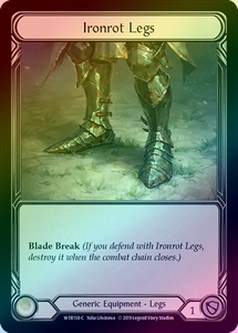 Ironrot Legs (Common) - WTR158 - Unlimited - Rainbow Foil