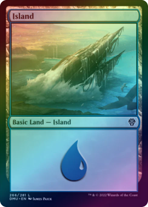 Island (Land) - 266/281 - Foil