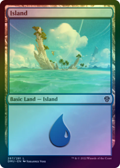 Island (Land) - 267/281 - Foil