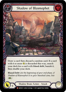 Shadow of Blasmophet (Majestic) - MON125  1st Edition Normal