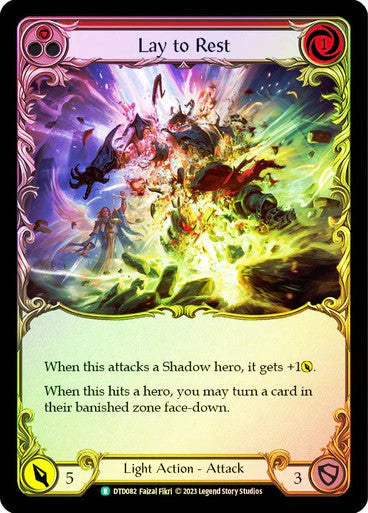 Lay to Rest (Red)  - DTD082 - Rainbow Foil