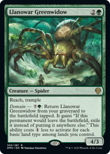 Llanowar Greenwidow (Rare) - 169/281