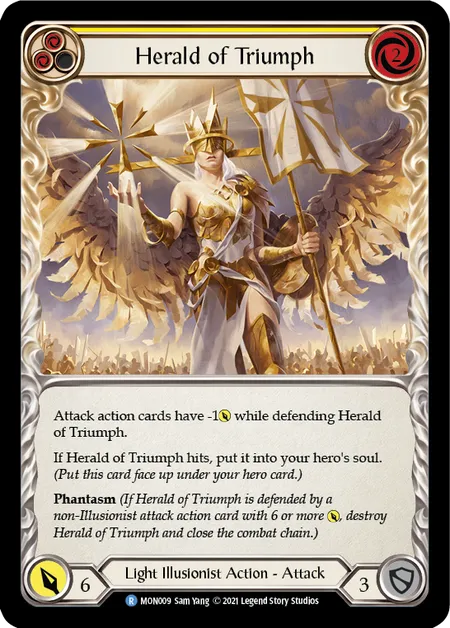 Herald of Triumph (Yellow) - MON009 - First Edition Normal