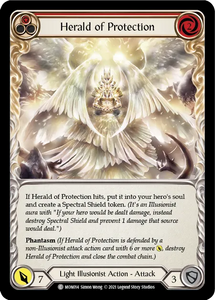 Herald of Protection (Red) - MON014 - 1st Edition Normal