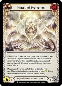 Herald of Protection (Yellow) - MON015 - 1st Edition Normal