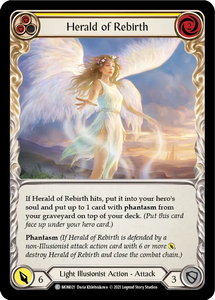 Herald of Rebirth (Yellow) - MON021 - 1st Edition Normal