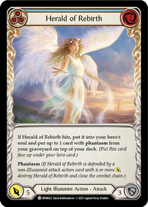 Herald of Rebirth (Blue) - MON022 - 1st Edition Normal