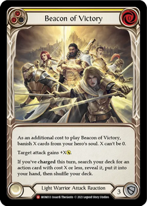 Beacon of Victory (Majestic) - MON033 - 1st Edition Rainbow Foil