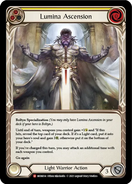 Lumina Ascension (Majestic) - MON034 - First Edition Normal