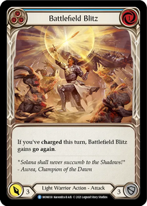 Battlefield Blitz (Blue) - MON038 - 1st Edition Normal