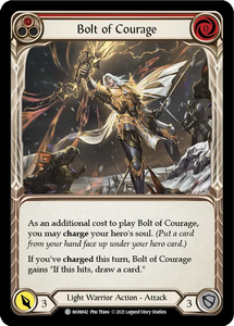 Bolt of Courage (Red) - MON042 - 1st Edition Normal