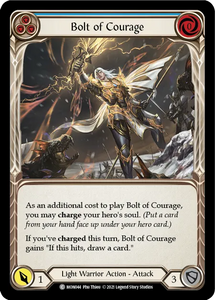 Bolt of Courage (Blue) - MON044 - 1st Edition Normal