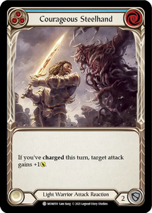 Courageous Steelhand (Blue) - MON059 - 1st Edition Normal