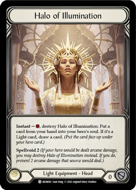 Halo of Illumination (Common) - MON061 - 1st Edition Normal