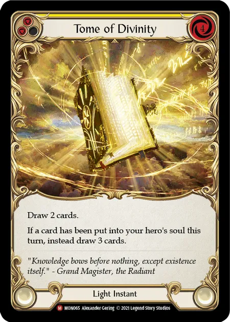 Tome of Divinity (Majestic) - MON065 - First Edition Normal