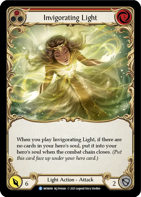 Invigorating Light (Red) - MON066 - 1st Edition Normal