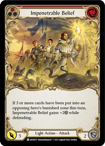 Impenetrable Belief (Red) - MON075 - 1st Edition Normal