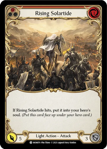 Rising Solartide (Red) - MON077 - 1st Edition Normal