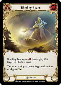 Blinding Beam (Blue) - MON086 - 1st Edition Normal