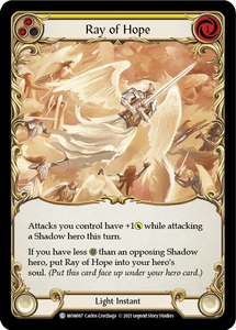 Ray of Hope (Common) - MON087 - 1st Edition Normal