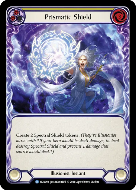 Prismatic Shield (Yellow) - MON093 - 1st Edition Normal