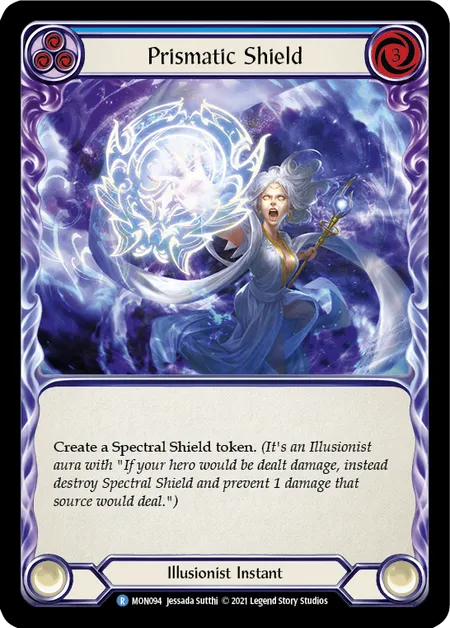 Prismatic Shield (Blue) - MON094 - 1st Edition Normal