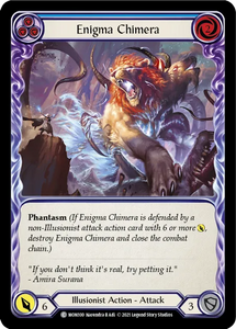 Enigma Chimera (Blue) - MON100 - 1st Edition Normal