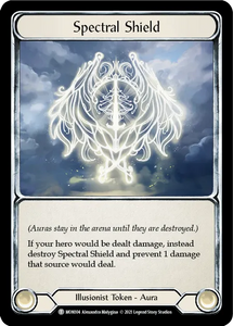 Spectral Shield // Hatchet of Body (Token) - MON104 // MON105 - 1st Edition Normal