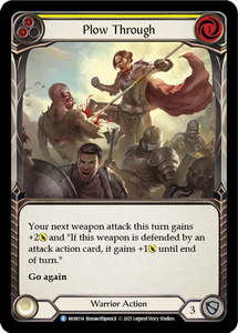 Plow Through (Yellow) - MON114 - 1st Edition Normal