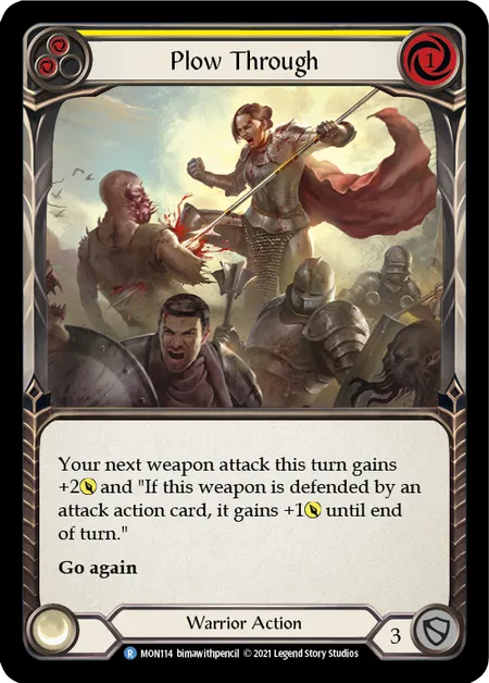 Plow Through (Yellow) - MON114 - 1st Edition Normal