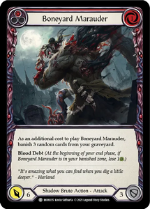 Boneyard Marauder (Red) - MON135 - 1st Edition Normal