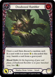 Deadwood Rumbler (Red) - MON138 - 1st Edition Normal