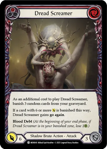 Dread Screamer (Red) - MON141 - 1st Edition Normal