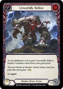 Unworldly Bellow (Red) - MON150 - 1st Edition Normal