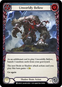 Unworldly Bellow (Blue) - MON152 - 1st Edition Normal