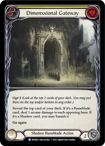 Dimenxxional Gateway (Yellow) - MON163 - 1st Edition Normal