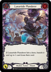 Lunartide Plunderer (Blue) - MON208 - First Edition Normal