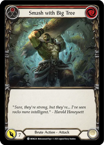 Smash with Big Tree (Red) - MON226 - 1st Edition Rainbow Foil