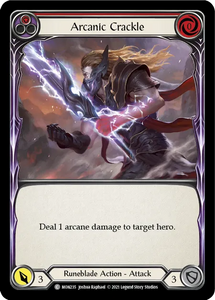 Arcanic Crackle (Red) - MON235 - First Edition Normal