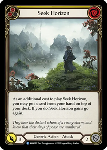 Seek Horizon (Yellow) - MON252 - 1st Edition Normal