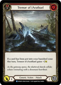 Tremor of iArathael (Red) - MON254 - 1st Edition Rainbow Foil