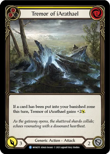 Tremor of iArathael (Yellow) - MON255 - 1st Edition Normal