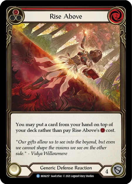 Rise Above (Red) - MON257 - First Edition Normal