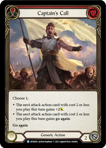Captain's Call (Red) - MON260 - 1st Edition Normal